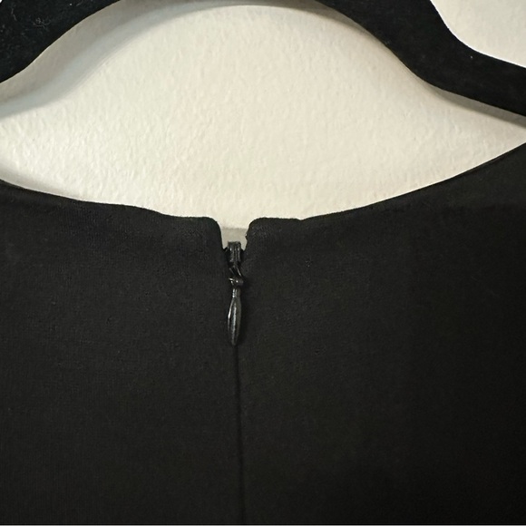 Diane Von Furstenberg Women’s Black Sleeveless Rounded Neck Dress Size 10 GUC - Picture 6 of 8